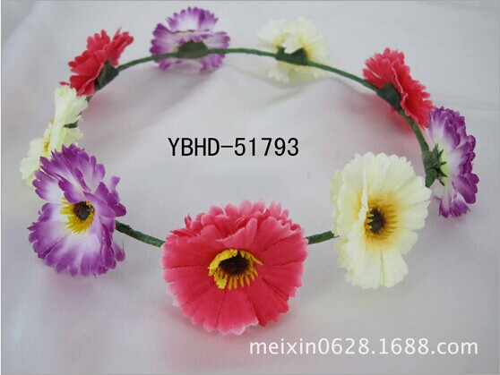 Hot-selling New Year goods: European-style imitation Korean lilac flower rings with a pastoral style, wholesale by Meixin Craft Specification image