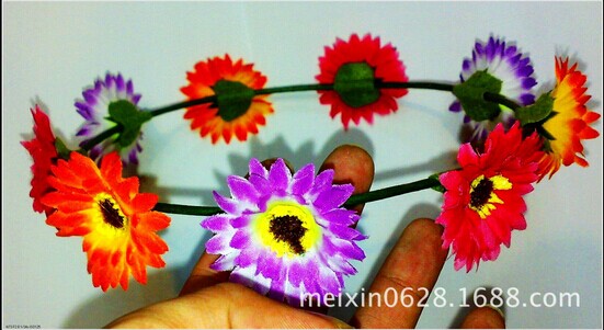 New best-selling living room decoration flower, faux new chrysanthemum wreath, available in large quantities at favorable prices details Picture