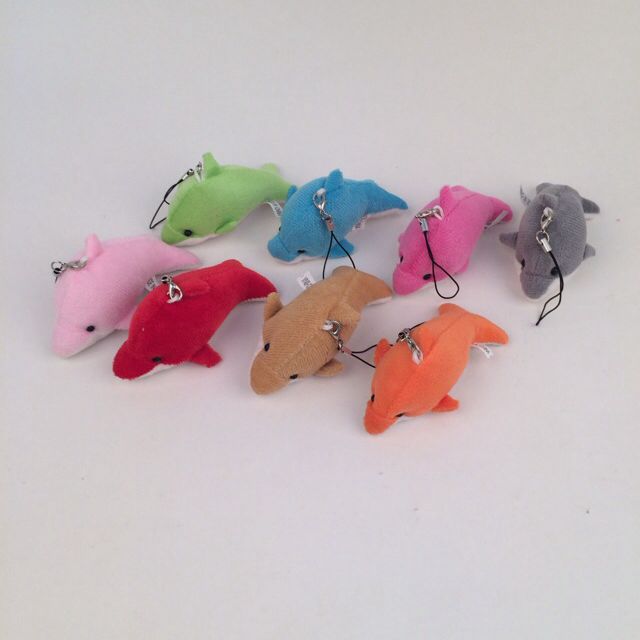 Plush toy Dolphin mobile phone pendant, ocean pendant, keychain plush pendant, dolphin mobile phone pendant