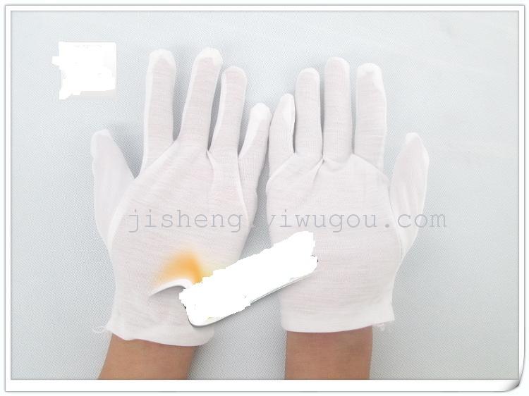 纯棉作业手套|白色薄棉手套|劳保手套|礼仪手套