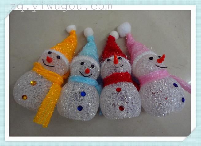 9123 Christmas Snowman Christmas gifts, illuminated snowman, Christmas ornaments, Christmas scene decoration