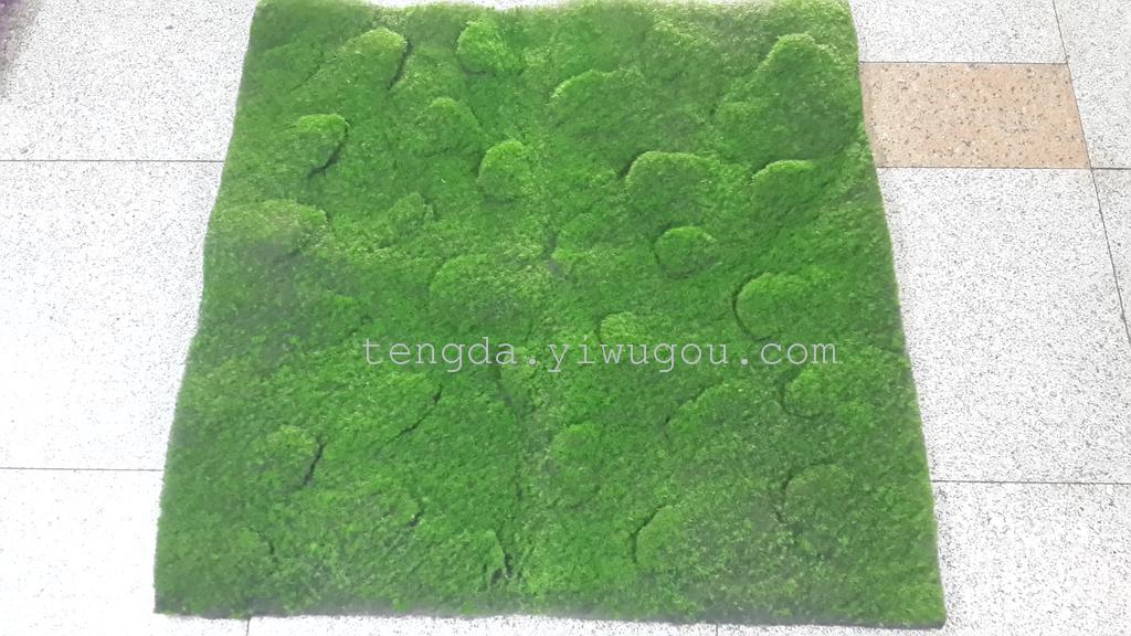 Artificial turf, moss turf, plant wall grass decoration, indoor window display decoration, DIY trendy decoration, lawn details Picture