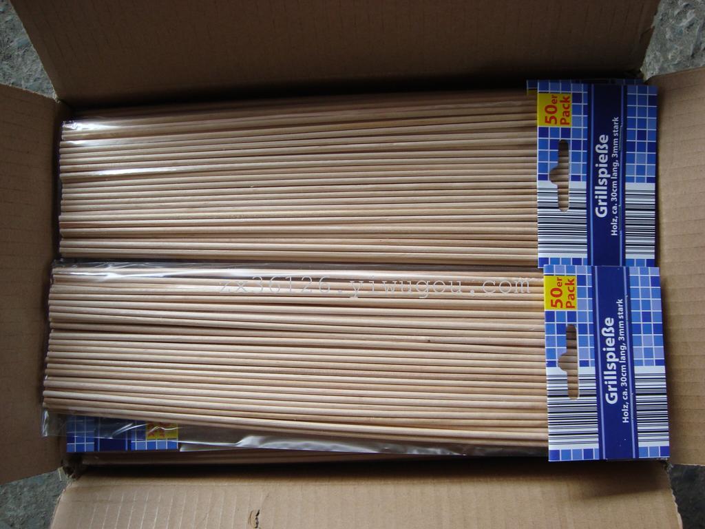 Skewer skewer BBQ skewer skewer flat skewer