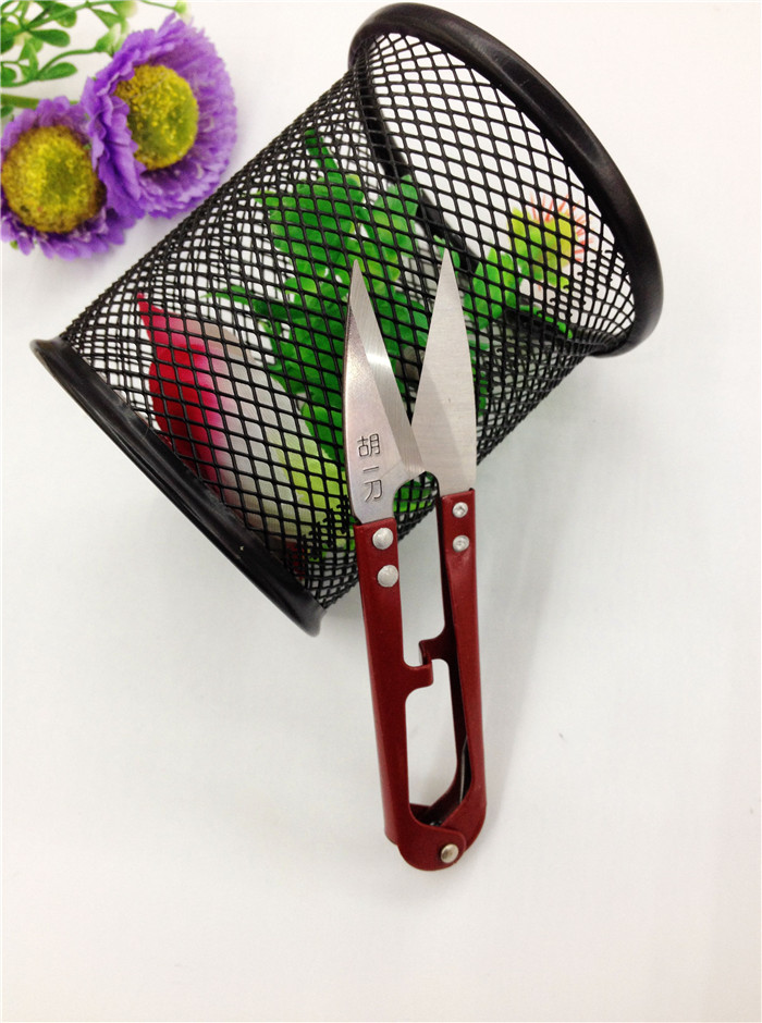 Spring yarn scissors, cross-stitch colored scissors, thread end scissors, Hu Yidao scissors, whole piece for sale Specification image