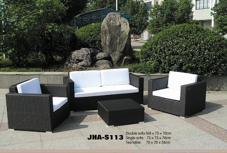 JHA-S113户外编藤家具 藤编沙发 PE仿藤休闲沙发
