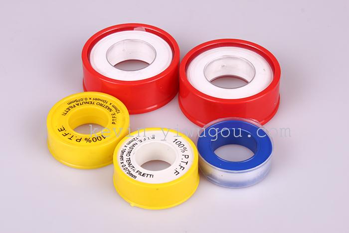 现货供应优质PTFE生料带 4色混装出口欧美中东非洲 包装带
