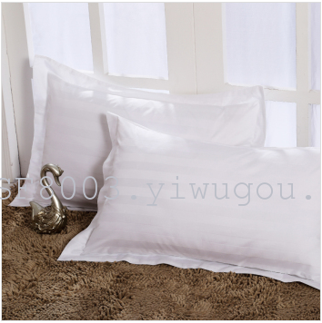 Shefan Hotel Supplies Pure cotton 40-count encrypted hotel four-piece set Satin strip bedding Application Scenario