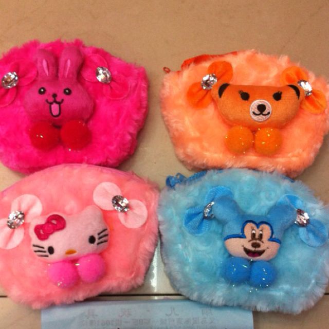 Plush crossbody bag, plush children's crossbody bag, best-selling foreign trade bag