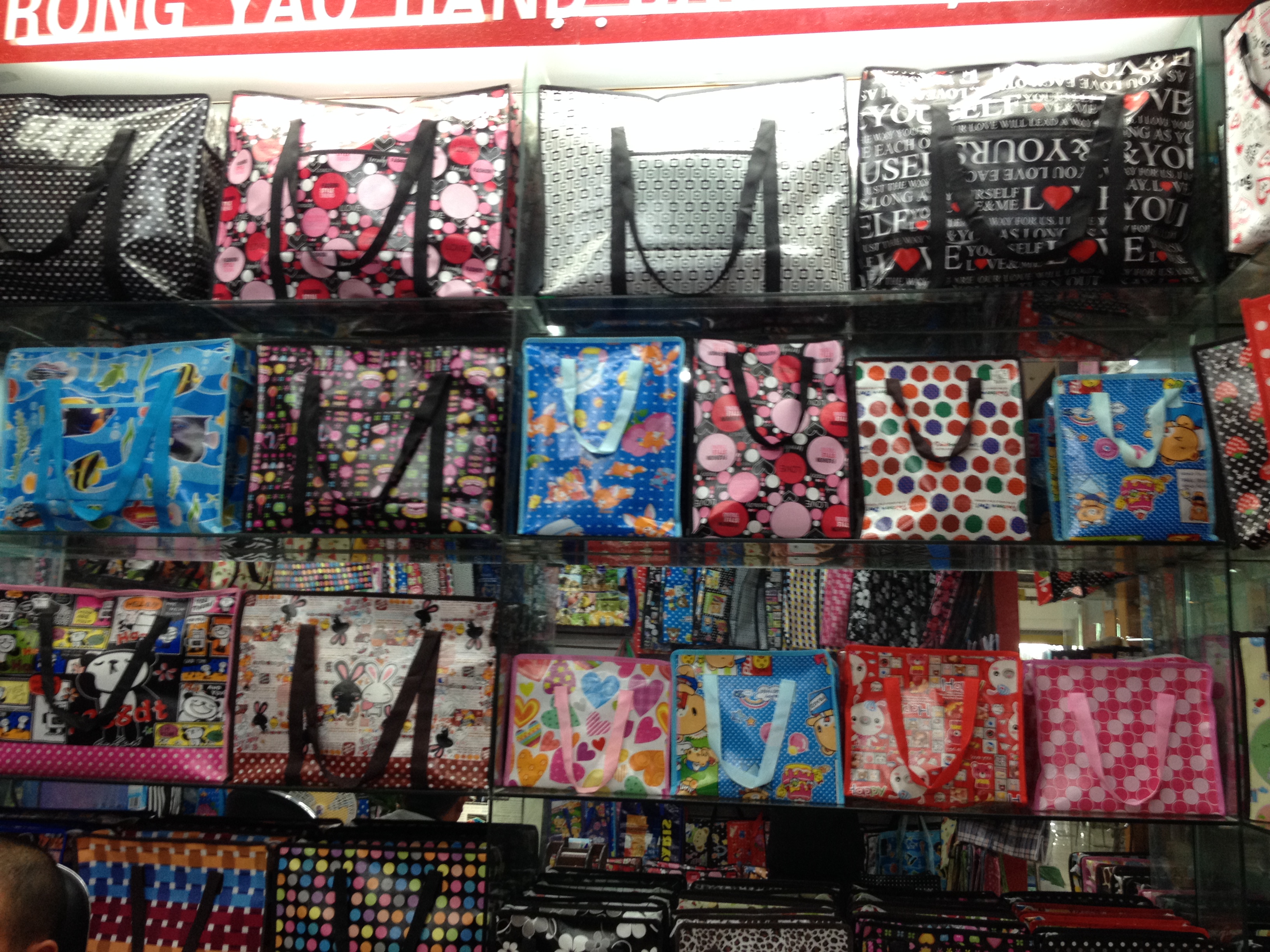 Shopping bags, handbags, opp bags, non-woven bags, woven bags, non-woven laminated bags Specification image