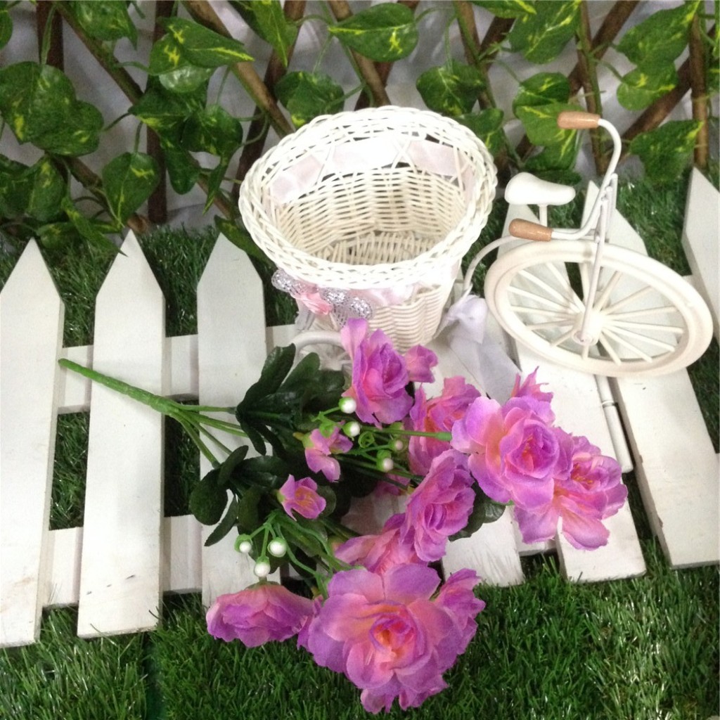 Wholesale of 7-head artificial azalea artificial flowers for home decoration details Picture