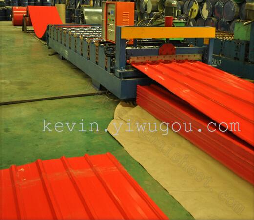 Specializing in the production of color steel tiles and galvanized tiles for export to the Middle East and Africa details Picture