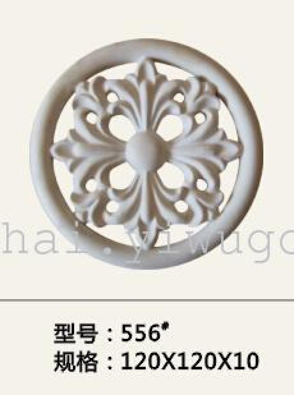 Paneles de flores de plástico paneles de flores talladas en madera decoración suave accesorios de muebles flores decorativas Specification image