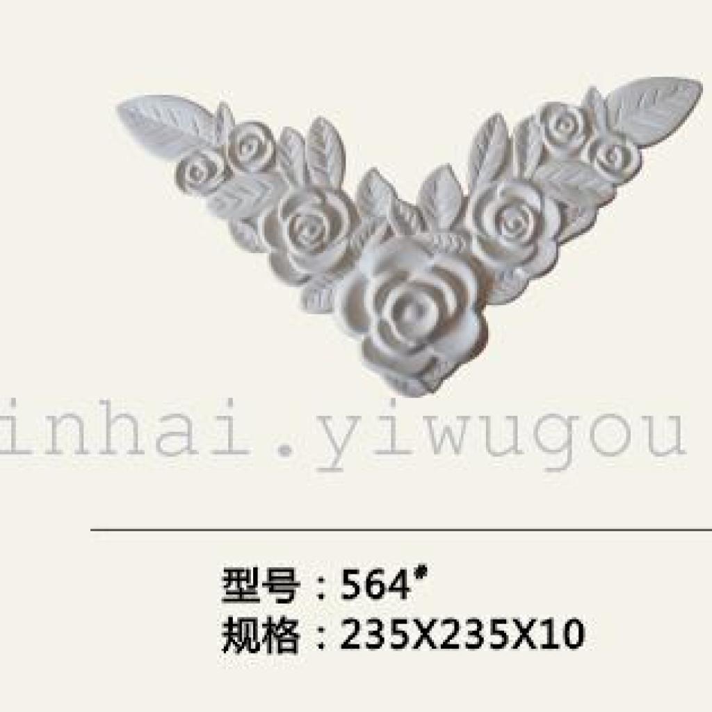 Plastic flower boards, wood-carved flower boards, wooden handicrafts, furniture accessories, decorative flowers, Dongyang wood-carved handicrafts details Picture