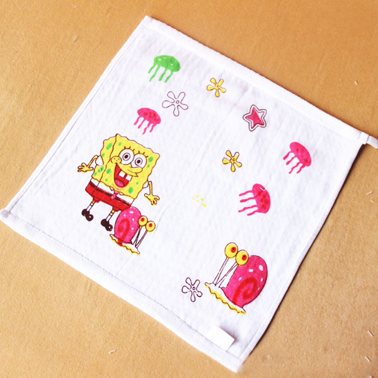 Honeycomb gauze towel 30*30, children's small square towel, children's towel, baby saliva towel, handkerchief, baby products details Picture