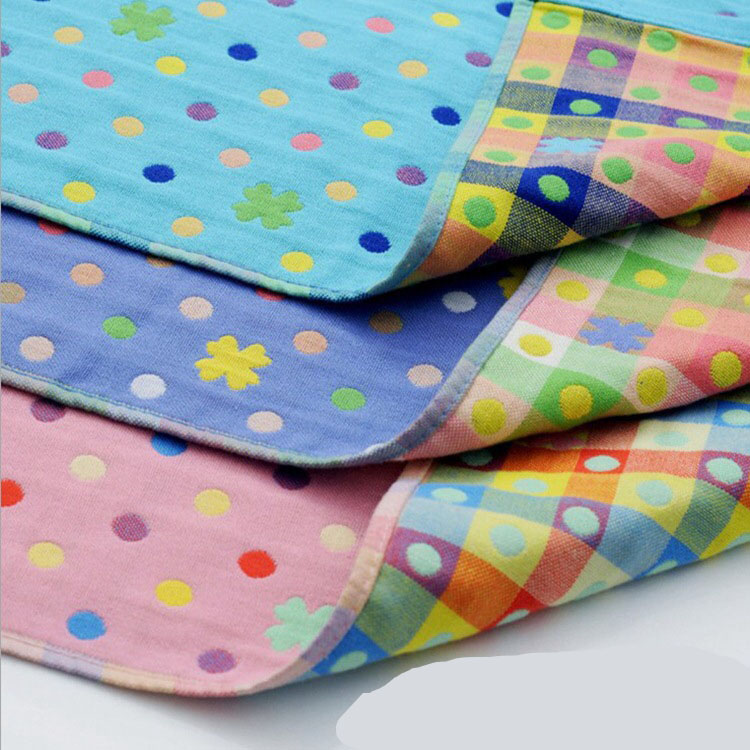 New three-layer gauze bath towel 60*120 bath towel, baby and children's bath towel details Picture