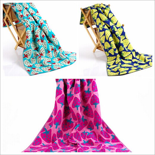 Foreign trade third floor 70*140 jacquard gauze bath towels, children's bath towels, adult large bath towels