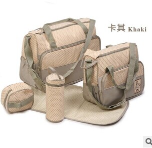 Importación de flores yaobu mommy bag cinco piezas conjunto multifuncional moda mommy bag Specification image