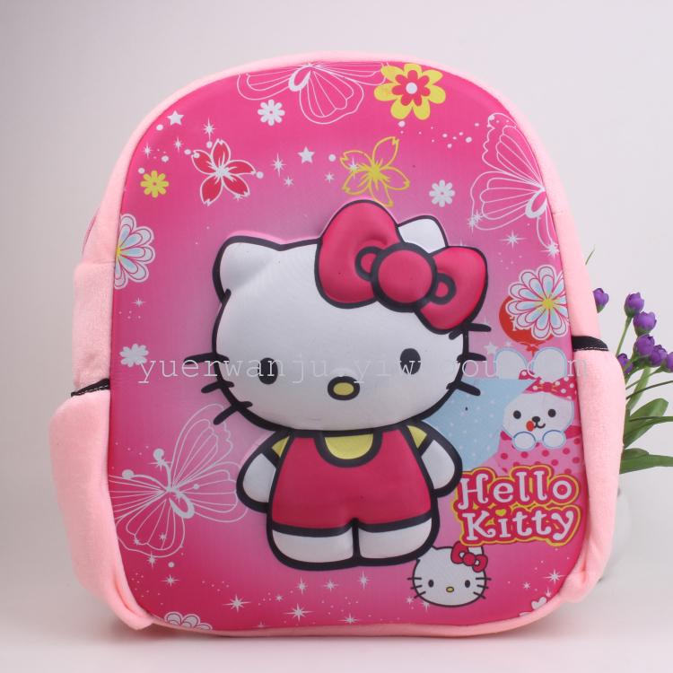 Plush schoolbag, 3D schoolbag, stereoscopic schoolbag, export schoolbag Application Scenario