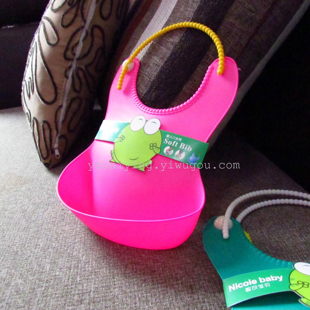 Export silicone baby bibs, three-dimensional waterproof bibs, rice bags, baby saliva wipes Application Scenario