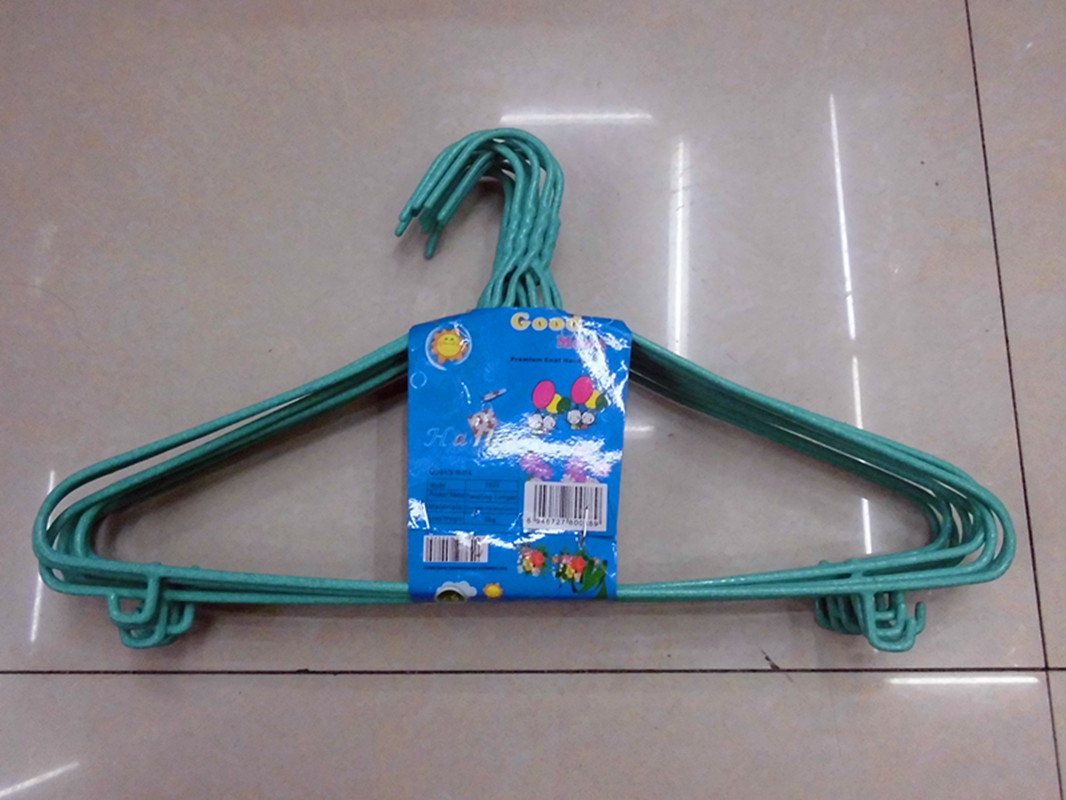 Thickened and lengthened hooked iron wire hanger, steel wire hanger, drying rack, clothes drying rack 0826