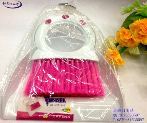 迷你畚斗塑料扫把畚斗组合电脑刷 尘刷 迷你扫把组合 厂家直销