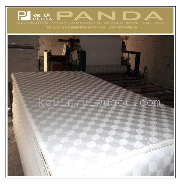 The manufacturer supplies PVC gypsum ceilings.