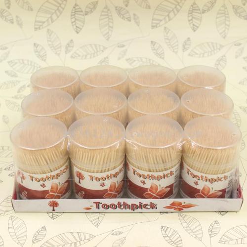 400 canisters of double-ended toothpicks Disposable toothpicks Home Hotel Restaurant Toothpicks special