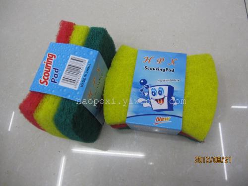 Clean the kitchen clean the dishes brush the pot clean the sponge