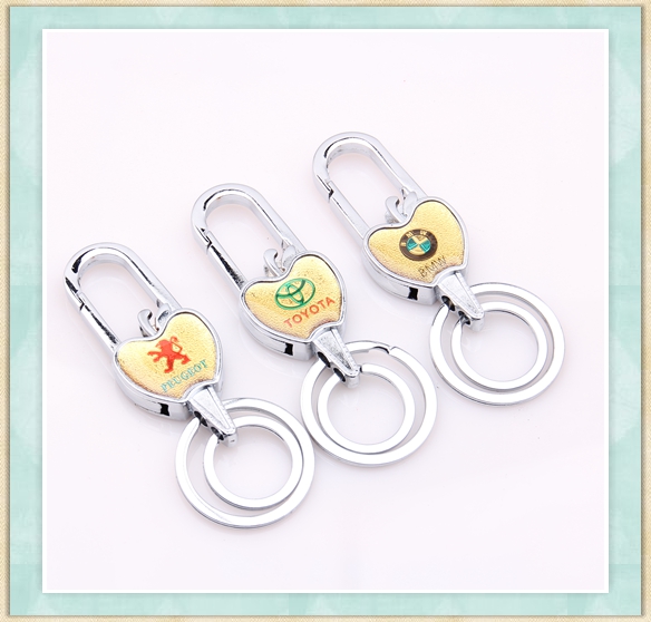 XMD Xinmeida Double-Ring Keychain 833 car keychain manufacturer Direct sales details Picture