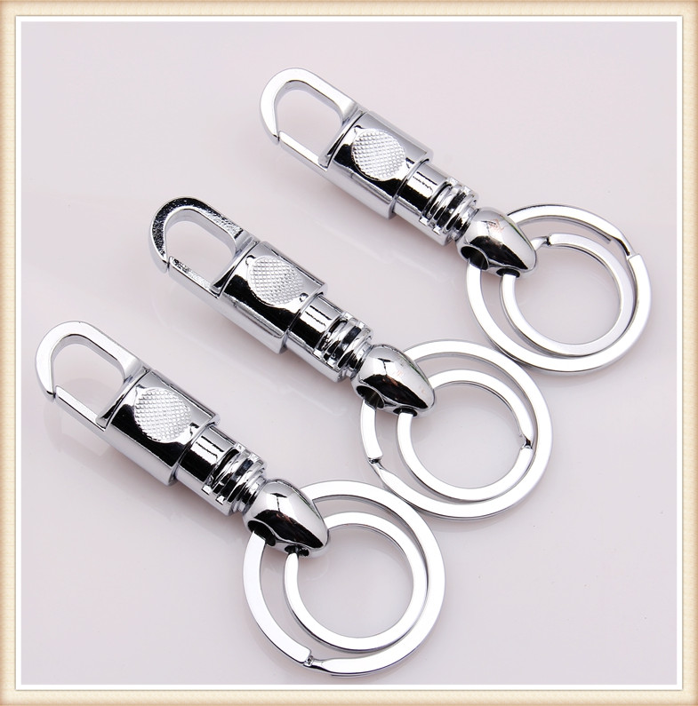 XMD Xinmeida double-ring keychain pull TAB 857 white factory direct sale details Picture
