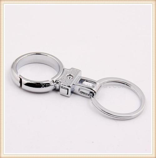 Direct sales of XMD818 single-ring high-quality alloy car keychains from the manufacturer