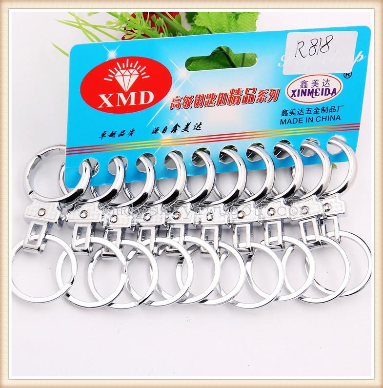 Direct sales of XMD818 single-ring high-quality alloy car keychains from the manufacturer Specification image