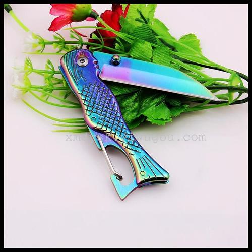 户外刀具防身刀迷你多功能小刀野外刀具折叠刀迷你军刀 