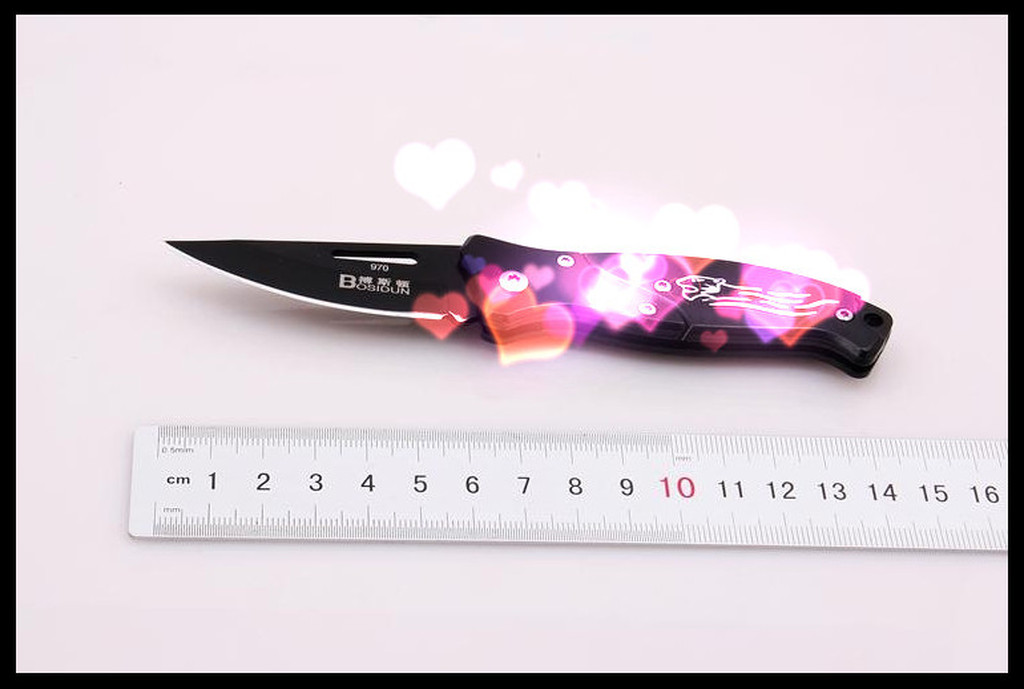 Boston stainless steel knives, portable folding knives, and small knives wholesale details Picture