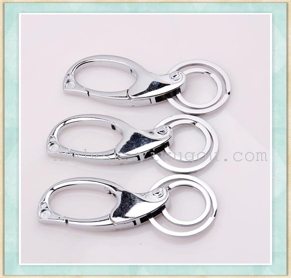 XMD834 Double-ring keychain Car keychain high-quality lock details Picture