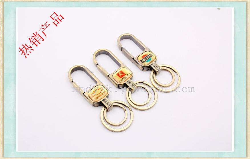 XMD839 Antique Bronze imitation copper double-ring keychain large size factory direct sales Application Scenario
