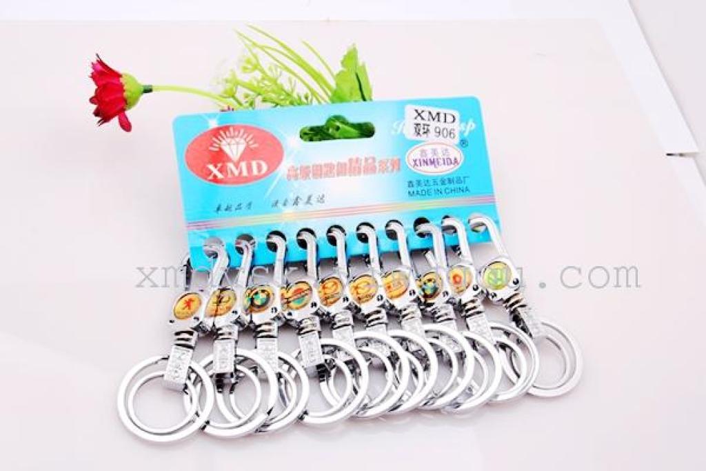 XMD Xinmeida Double Ring 906 Car Keychain Application Scenario