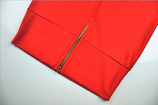 New sporty leggings with zippers for lifting the buttocks, high-waisted fluorescent candy-colored leggings details Picture