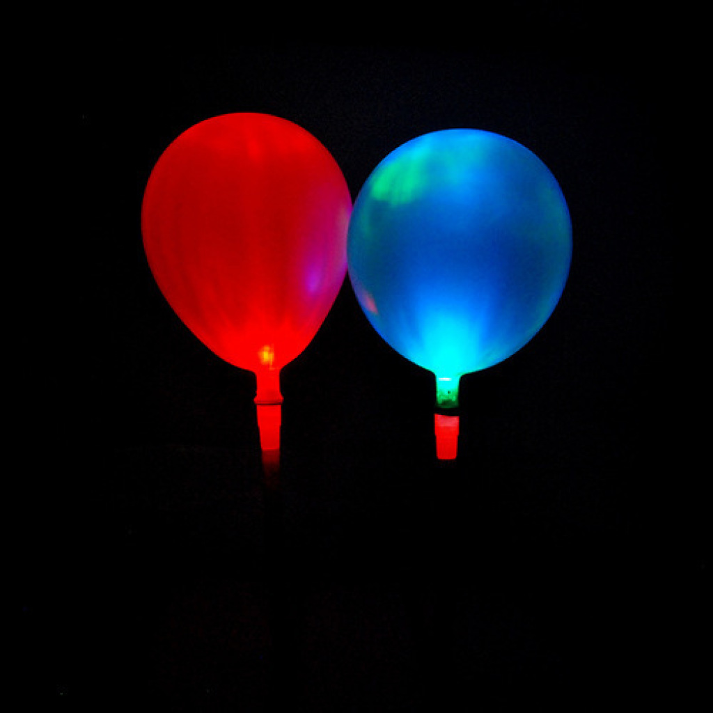 Lanfei led balloon with light, printed night light, seven-color flashing light, LED balloon wholesale details Picture