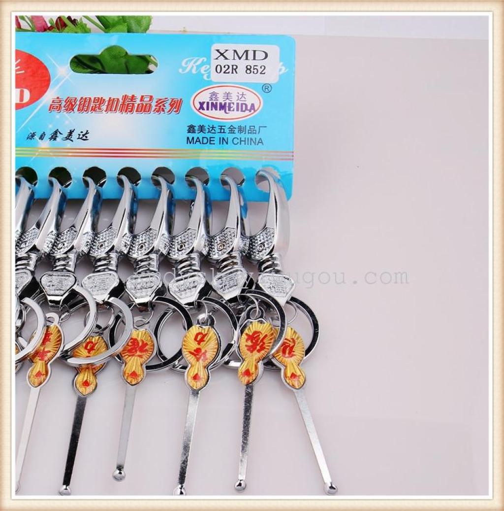 Xinmeida keychain 2-yuan store lock, high-quality metal keychain and key chain Specification image