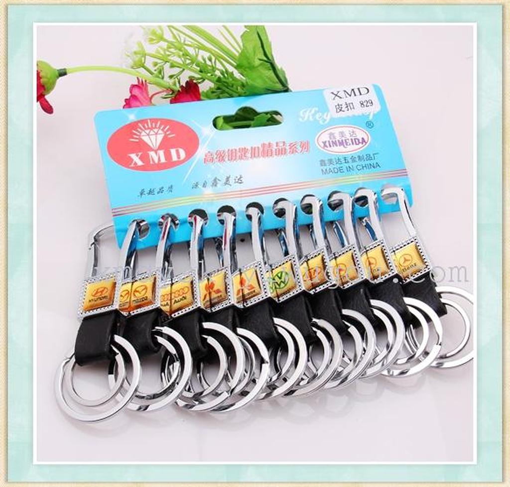 XMD Xinmeida double-ring leather buckle 829 yuan store keychain lock Application Scenario