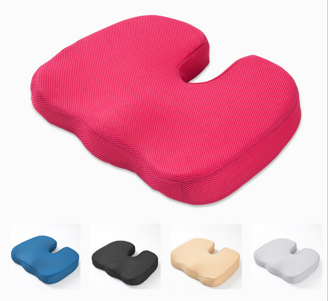 Office chair cushion, buttock cushion, summer breathable buttock cushion, mesh slow rebound seat cushion details Picture