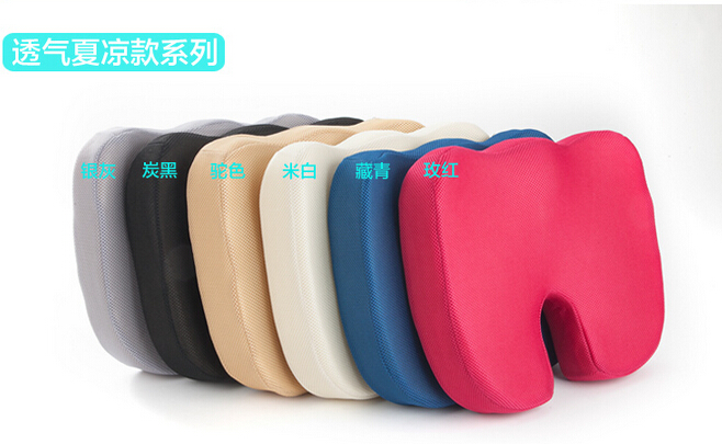 Office chair cushion, buttock cushion, summer breathable buttock cushion, mesh slow rebound seat cushion Specification image