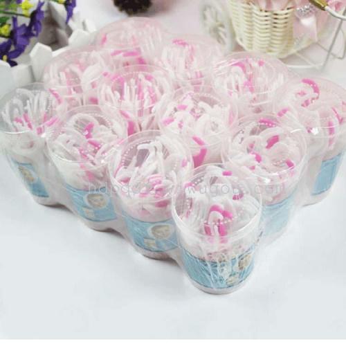 扁线牙签细牙线棒高弹力牙线剔牙污垢塑料牙线瓶装牙线牙科专用