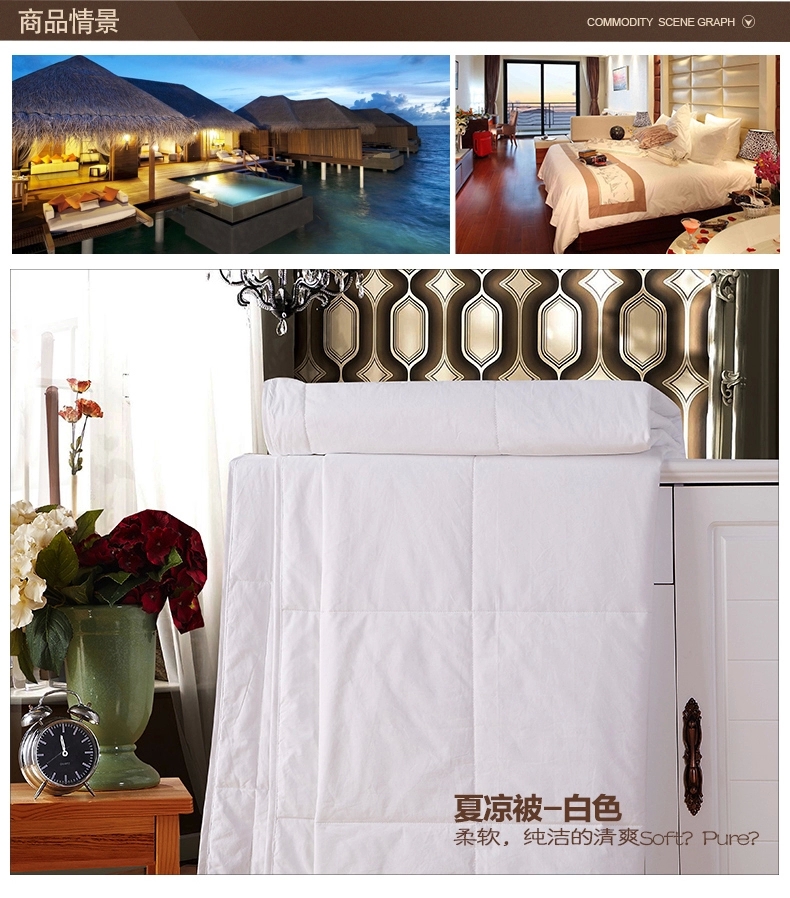 Shefan Hotel supplies: Hotel air conditioning quilts, summer cooling quilts, all-cotton washable quilt cores Application Scenario