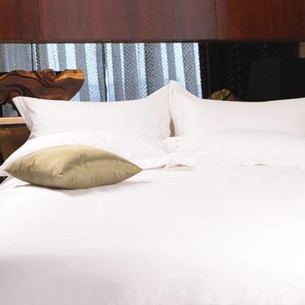 Luxurious five-star hotel supplies four-piece set, bedding, bed sheets and quilt covers, white pure cotton 6040S Specification image