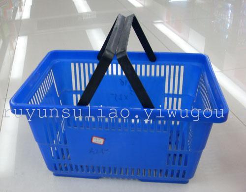 Wholesale supply of plastic red No. 4 supermarket shopping baskets