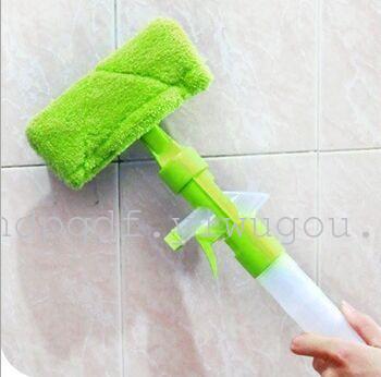 Double-sided glass cleaner, multi-functional telescopic handle, glass cleaning scraper, water spray window cleaner Application Scenario
