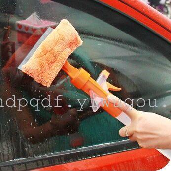Double-sided glass cleaner, multi-functional telescopic handle, glass cleaning scraper, water spray window cleaner Specification image