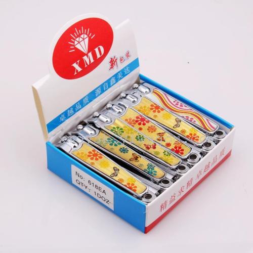 义乌小商品鑫美达金色滴胶指甲剪  指甲钳 厂家直销